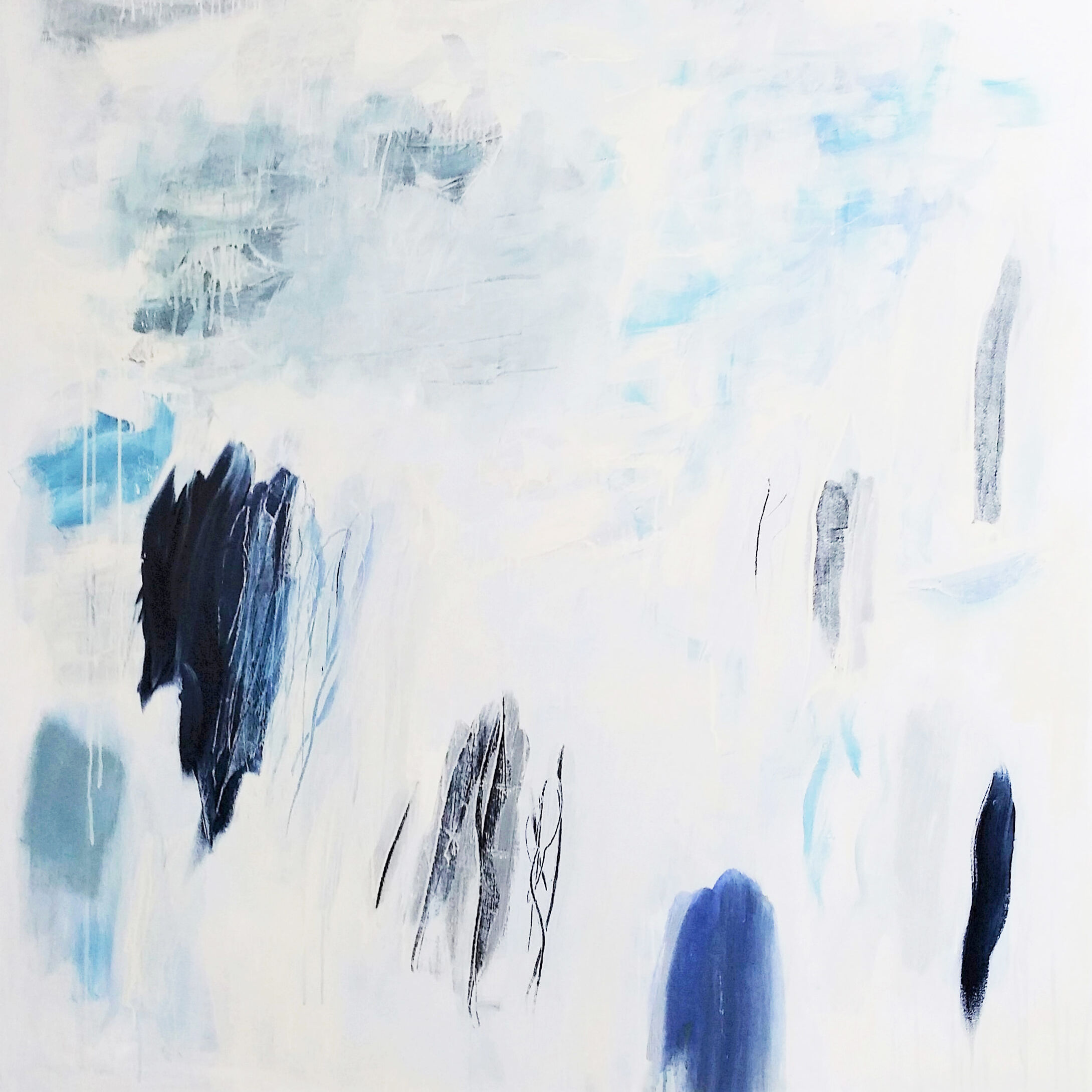 wendy stokes punctuated silence 1-123cmx123cm